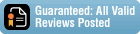 Guaranteed:  All Valid Reviews Posted